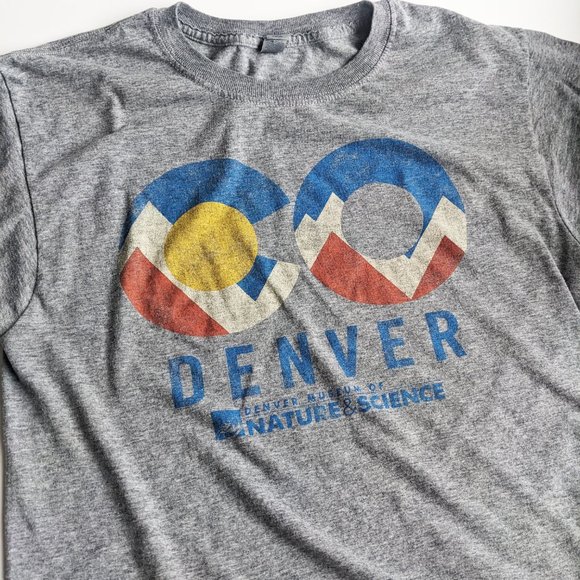 Mens Graphic Tee Denver Museum of Nature and Science Shirt - Picture 2 of 3